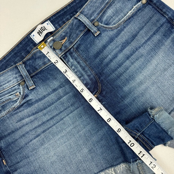 PAIGE Jimmy Jimmy Cuffed Cut-Off Jean Shorts - Picture 6 of 12
